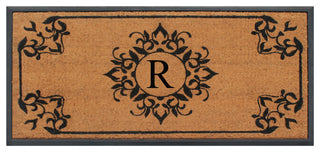 A1HC Hand-Crafted 24"x48" Rubber Coir Double/Single Monogrammed, R