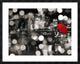 "A Kiss in the Night (BW)" Framed Digital Print by Dianne Loumer, 40x32"