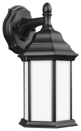 Sevier Small 1-Light Downlight Outdoor Wall Lantern, Black