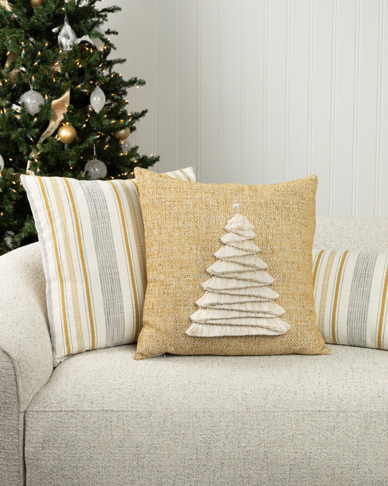 Pathway Gold Indoor/Outdoor Performance Pillow, 12"x20"