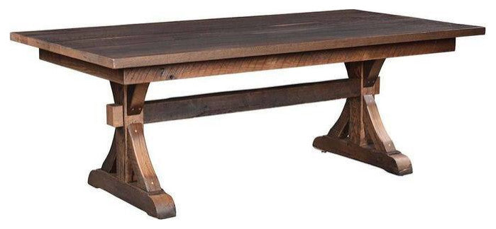 Bristol Dining Table, Reclaimed Barnwood, Provincial, 42x66