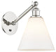 Innovations 317-1W-PN-GBC-81-LED 1-Light Sconce, Polished Nickel