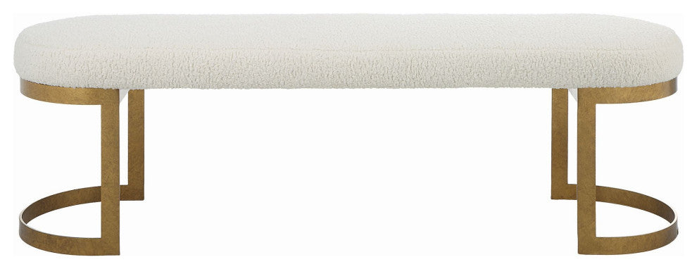 Uttermost Infinity Gold Bench