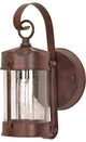 1-Light Piper Outdoor Wall Fixtre in Old Bronze