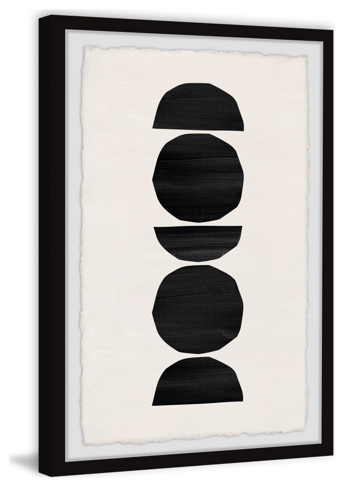 "Soft Sphere" Framed Painting Print