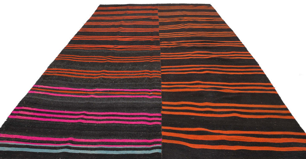 Vintage Anatolian Kilim Rug 6' 5" x 10' 11", 77 in. x 131 in.
