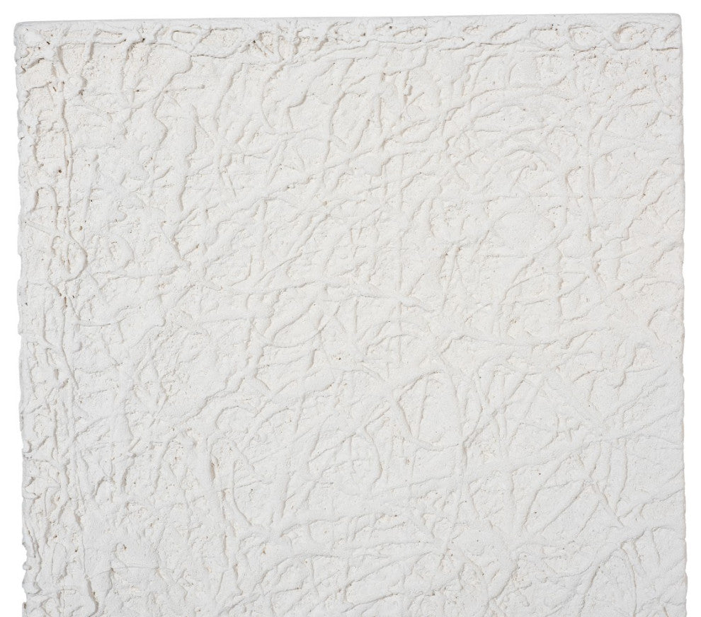 String Theory Pedestal, White Stone, Medium