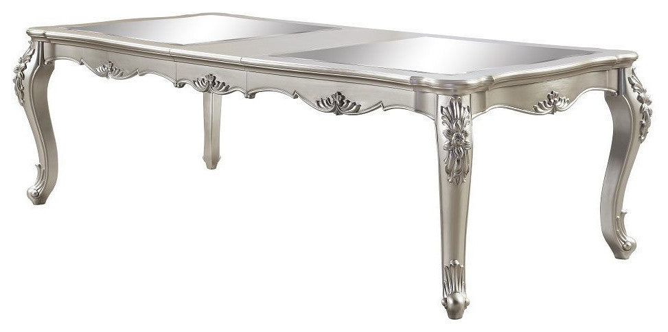 ACME Bently Dining Table, Champagne Finish