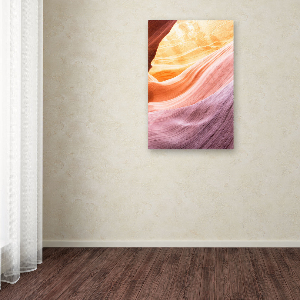 'Lower Wave II' Canvas Art by Moises Levy