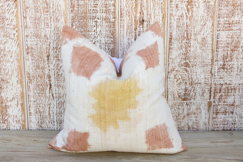 Kivili Organic Silk Ikat Pillow
