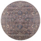 Ahgly Company Indoor Round Mid-Century Modern Area Rugs, 7' Round