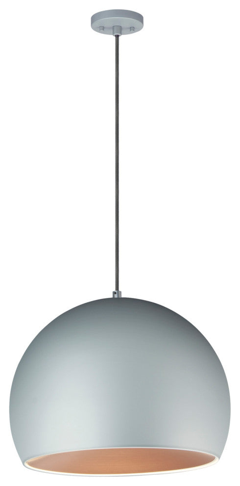 ET2 E24926 Palla 20"W LED Pendant - Dark Grey / Coffee