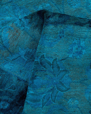 Fine Vibrance, One-of-a-Kind Hand-Knotted Area Rug Blue, 4'7"x7'6"
