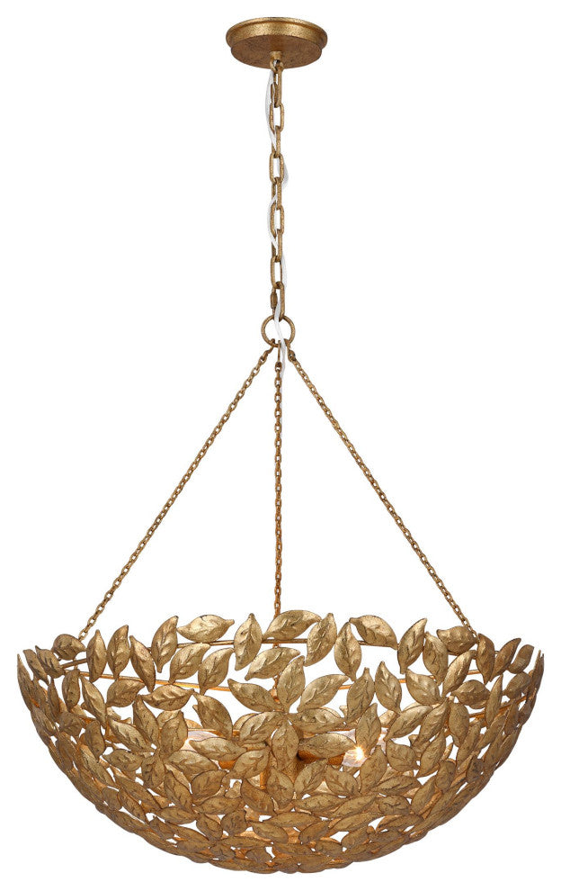 Kelan Large Pendant, Antique Gild