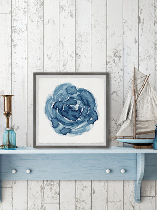 "Spiral Maze" Framed Painting Print, 18x18