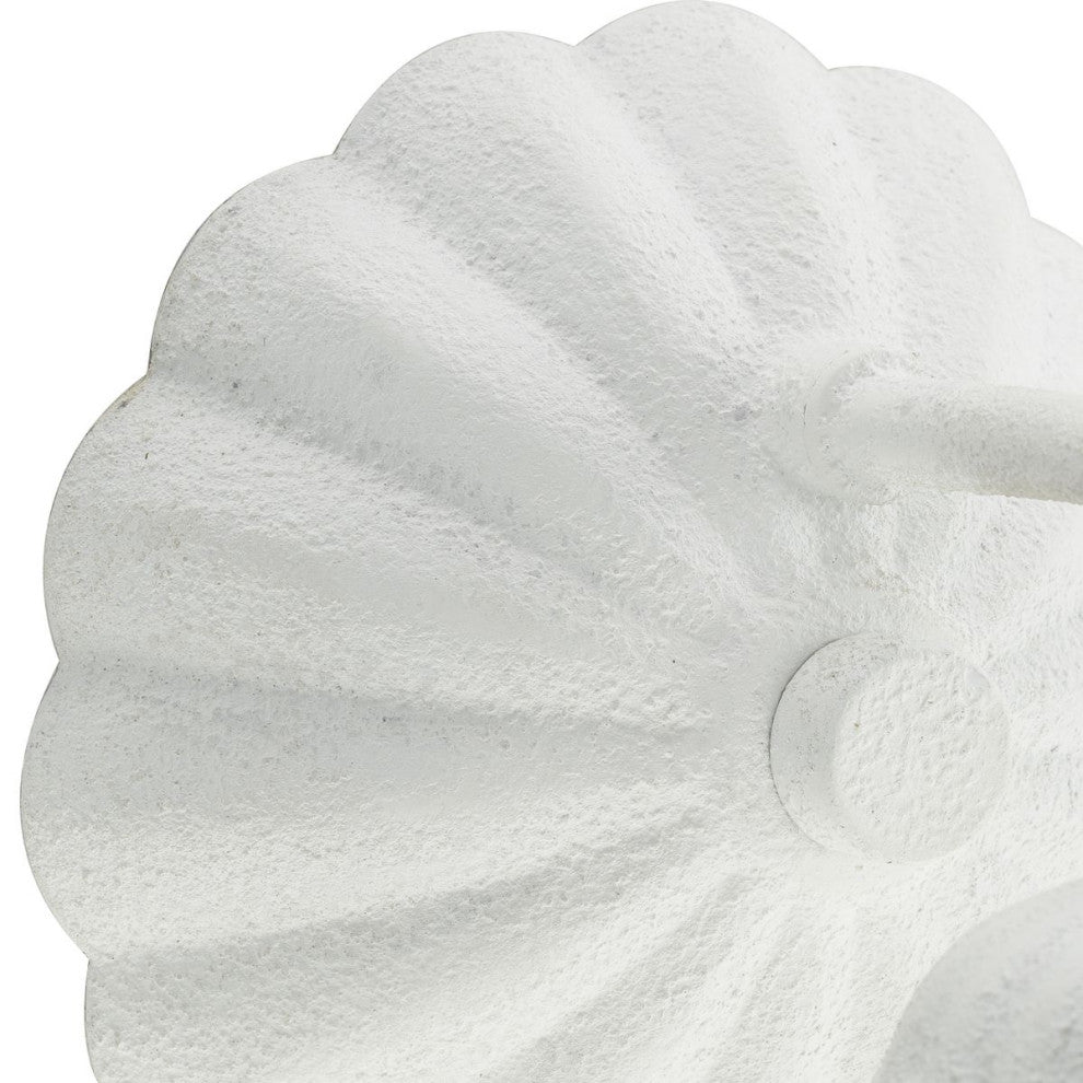 Quillan Collection Transitional Bath and Vanity Light, White Plaster