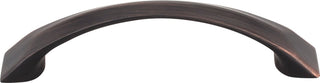 Jeffrey Alexander 595-96 Cairo 3-3/4" Center to Center Arch Bow - Brushed Oil