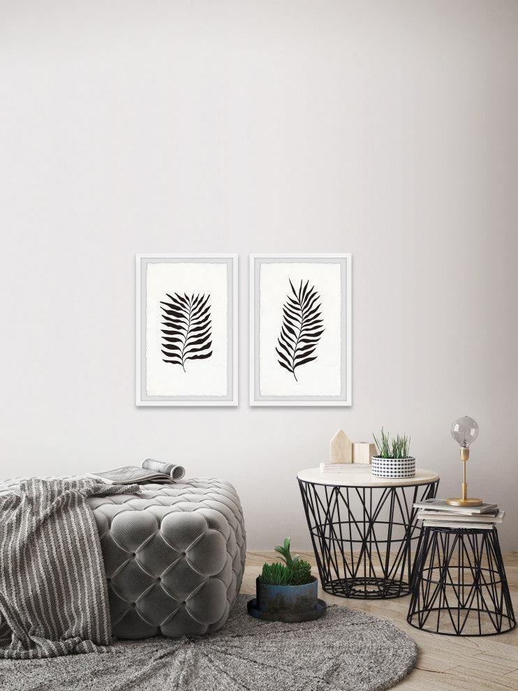 Fern Connection Diptych, Set of 2, 24x36 Panels