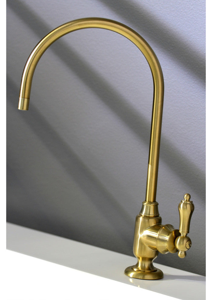 Kingston Brass Single-Handle Water Filtration Faucet, Brushed Brass