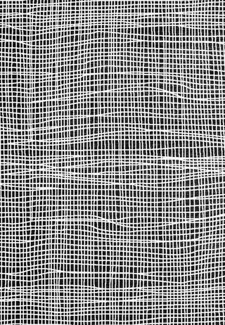 Verve Modern Area Rug, Black/White, 7'10"X10'10"