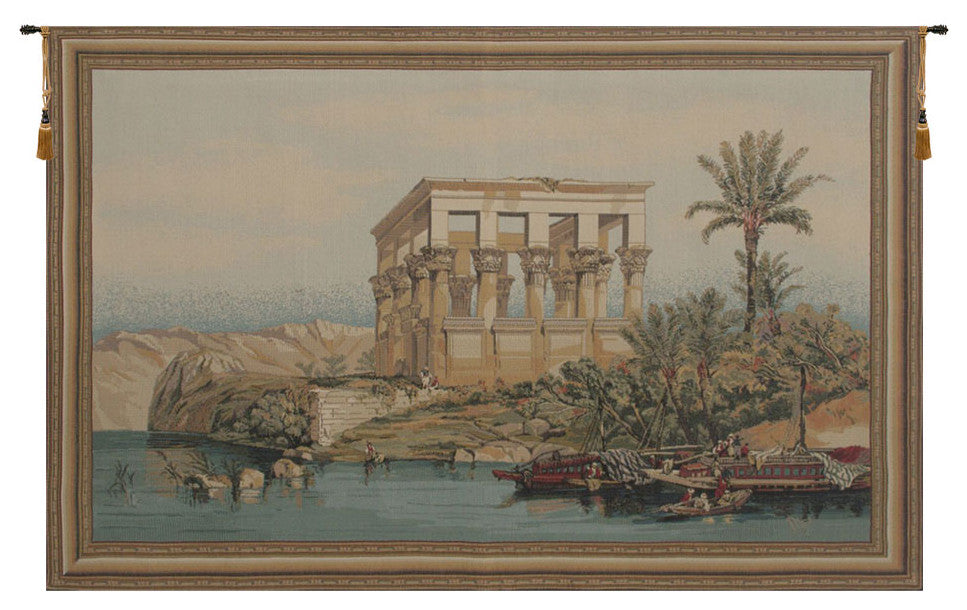 Temple of Philae, Wall Tapestry, 24"x38"