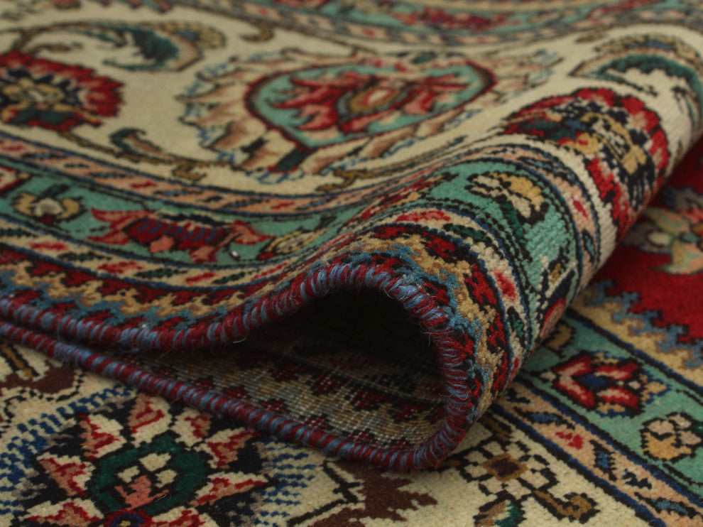 Fine Vintage Distressed Tyler Red Rug