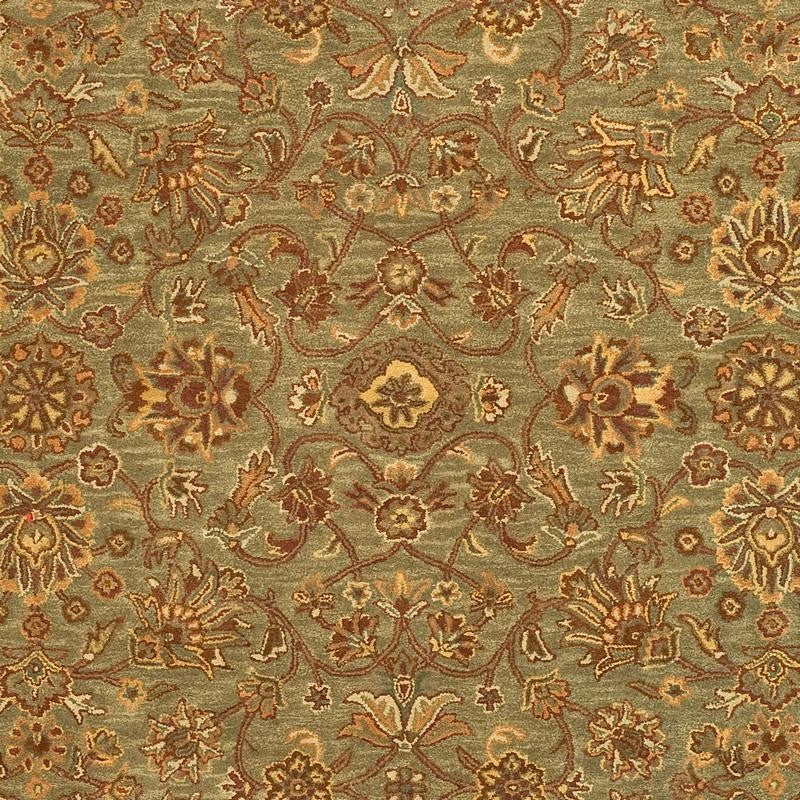 Safavieh Golden Jaipur Gj250A Rug, Green/Rust, 6'0"x6'0" Round