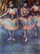 Edgar Degas Three Dancers before Exercise, 21"x28" Wall Decal