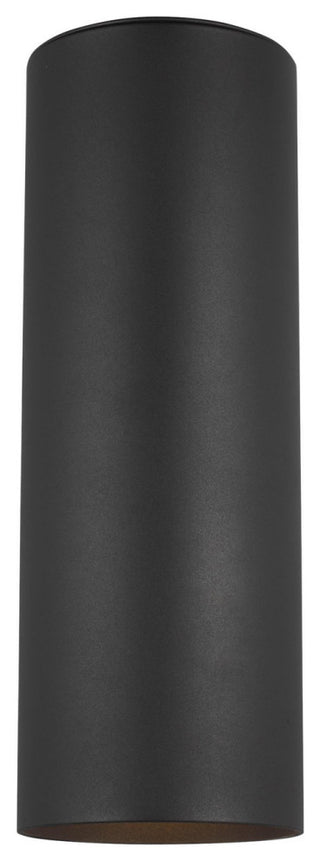 Outdoor Cylinders 2-Light Outdoor Wall Lantern, Black