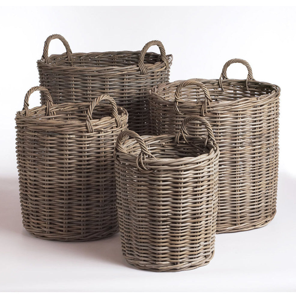 Normandy Round Baskets, Set of 4
