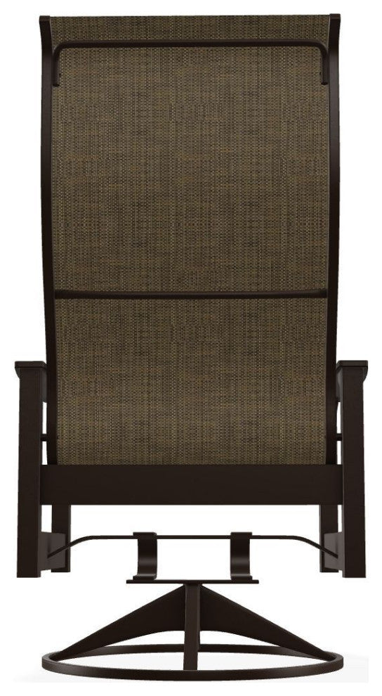 Leeward Sling Outdoor Swivel Rocker, Beacon/Kona