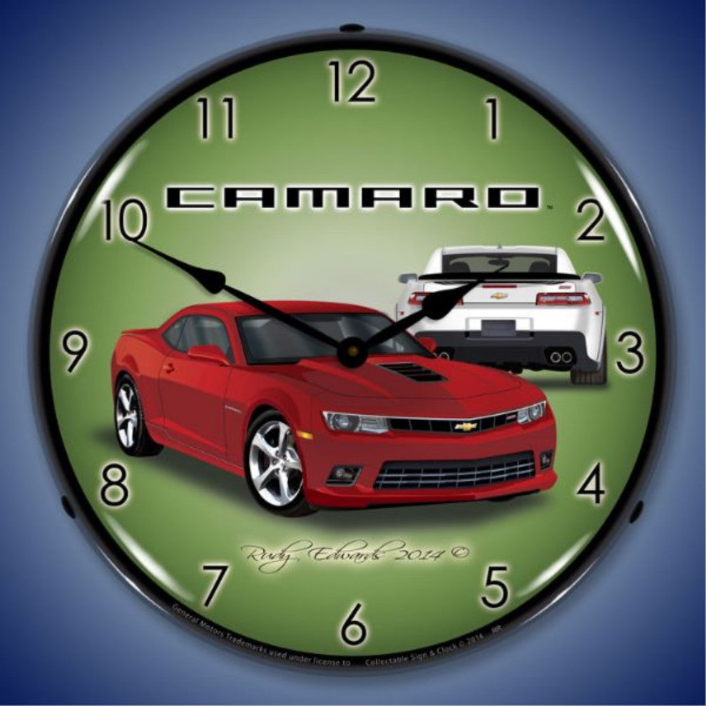 GMRE1401491 2014 SS Camaro Red Rock Clock