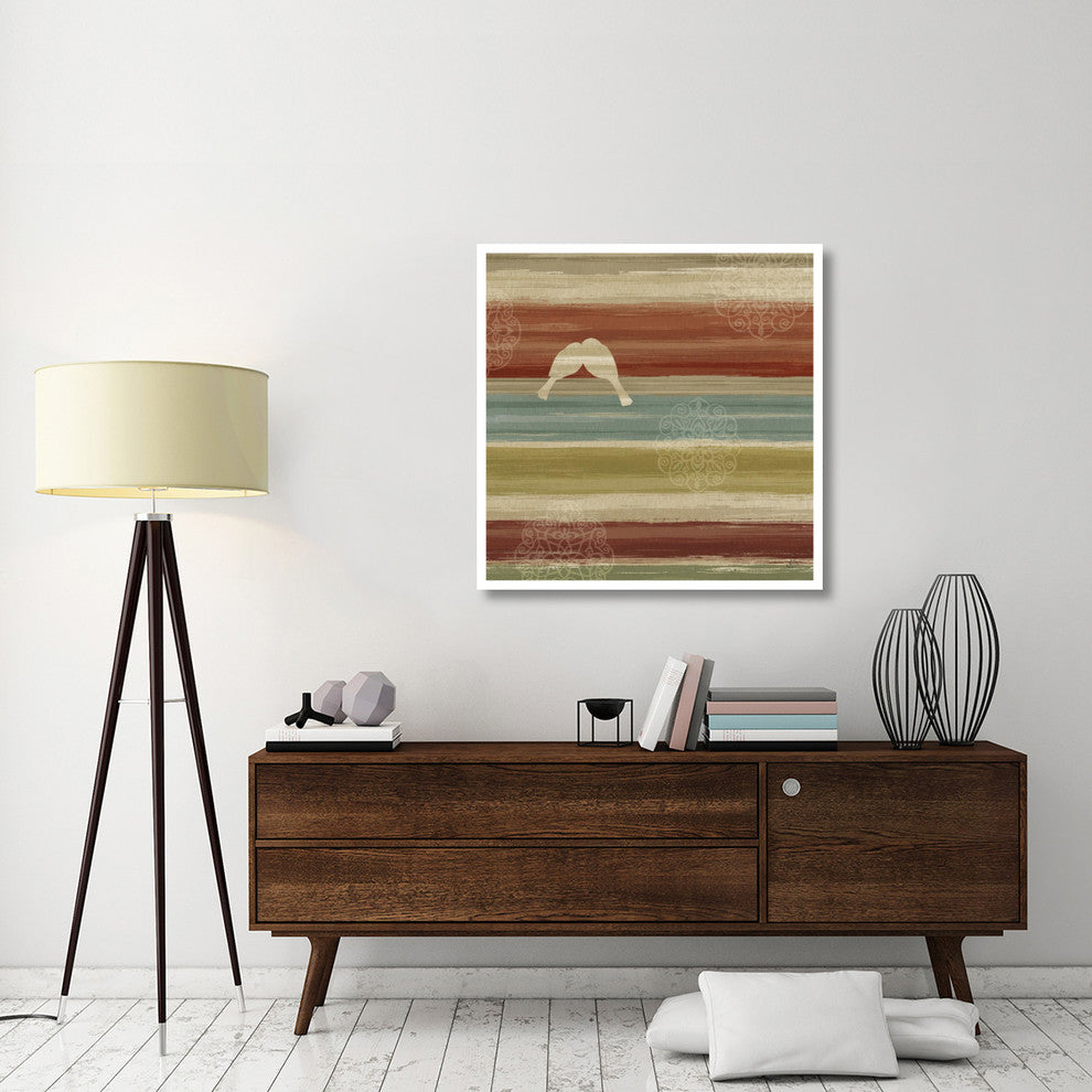"Mumbai Rainbow Birds II" Digital Paper Print by Daphne Brissonnet, 38"x38"