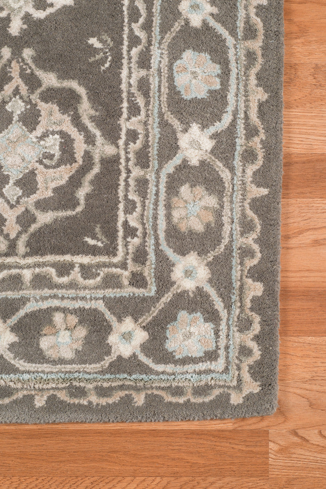 Amer Rugs Urban UR-10 Steel Blue Gray Hand-tufted - 8'x11' Rectangle Area Rug