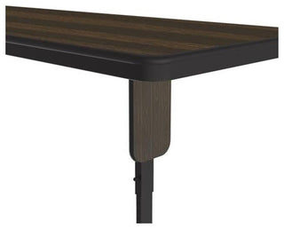 Adjustable Height 3/4" High Pressure Folding Seminar Table in Savannah Sand