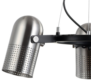 Loki 22" 3-Light Adjustable Metal LED Pendant, Brushed Nickel