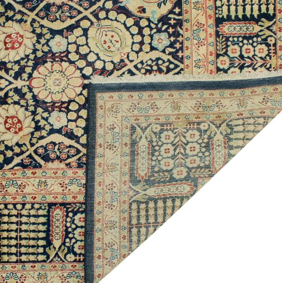 Pak-Persian Cromwell Navy /Beige Rug, 7'10x10'0