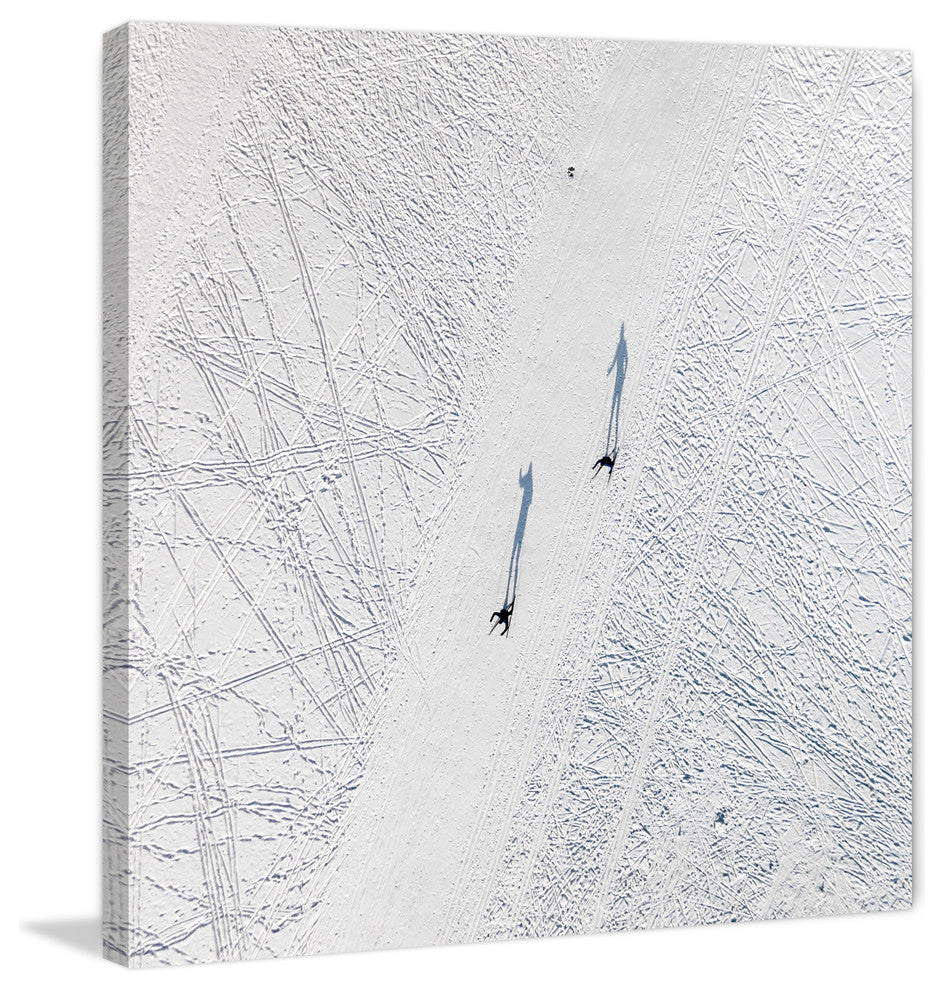 "Two Travelers" Print on Canvas by Karolis Janulis