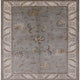 Ahgly Company Indoor Square Mid-Century Modern Area Rugs, 5' Square