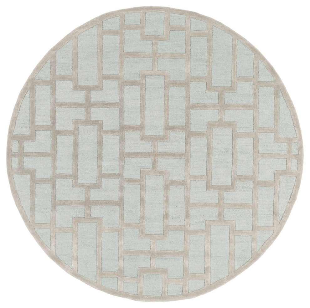 Surya Arise AWRS-2139 Modern Area Rug, Sage, 8' Round