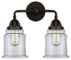 288-2W-OB-G182 Canton 2 Light 14" Bath Vanity Light, Oil Rubbed Bronze
