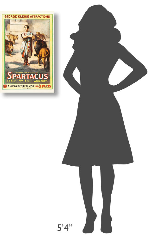 "Spartacus, 1914" Stretched Canvas Giclee by Hollywood Photo Archive, 16"x24"