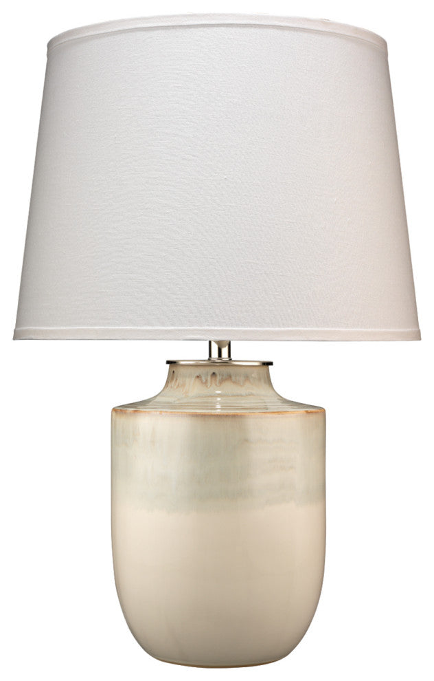 Lagoon Ceramic Table Lamp with Linen Shade