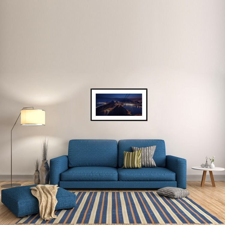 "Spread" Framed Digital Print by Adhemar Duro, 44x26"
