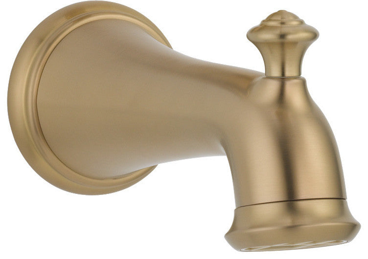 Delta Victorian Tub Spout, Pull-Up Diverter, Champagne Bronze, RP34357CZ