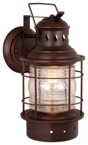 Vaxcel Lighting OW37051 Hyannis 1 Light Outdoor Wall Sconce - - Burnished