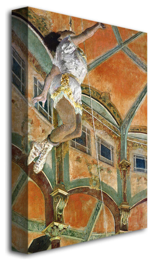 ''Miss la la at The Cirque Fernando'' Canvas Art by Edgar Degas
