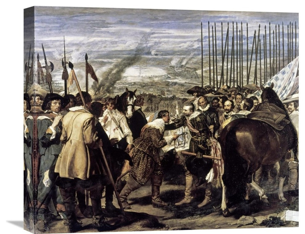 "Surrender of Breda (The Spears)" Canvas Giclee by Diego Velazquez, 22"x18"