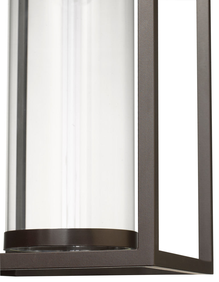 Zlite 584CHB-DBZ-OBS 1-Light Outdoor Chain Mount Ceiling Fixture, Clear