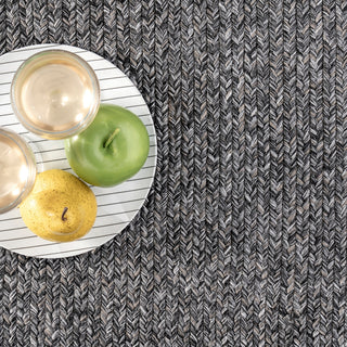 Nuloom Braided Lefebvre Indoor/Outdoor Area Rug, Charcoal 2'6"x14'Runner